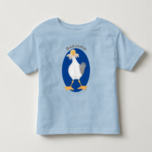 Funny seagull met Franse frieten cartoon Kinder Shirts