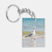 Funny seagull sleutelhanger (Voorkant Links)