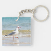 Funny seagull sleutelhanger (Achterkant)