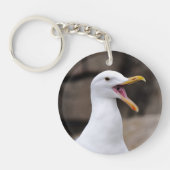 FUNNY Seagull Sleutelhanger (Voorkant)
