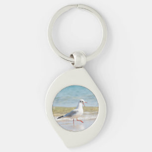 Funny seagull sleutelhanger