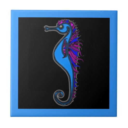 Funny seahorse tegeltje (Voorkant)