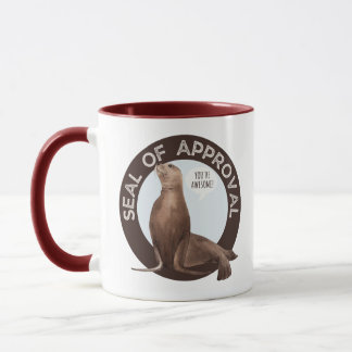 FUNNY SEAL OF ERKENNING U GEWELDIGE BENT MOK