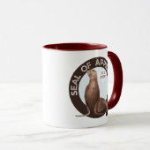 FUNNY SEAL OF ERKENNING U GEWELDIGE BENT MOK (Voorkant rechts)