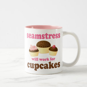 Funny Seamstress Tweekleurige Koffiemok