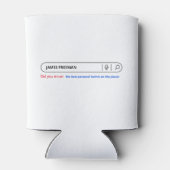 Funny Search Bar Personal Trainer Humor Blikjeskoeler (Achterkant)