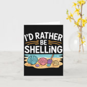 Funny Seashell Design For Men Women Sea Shell Seas Kaart (Gele Bloem)