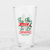 Funny Season Drink kerstbier Glas (Voorkant)