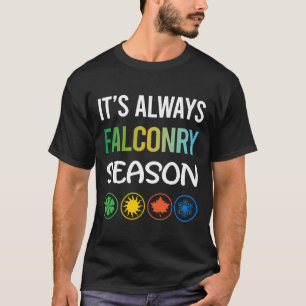 Funny Season Falconry Falconer T-shirt