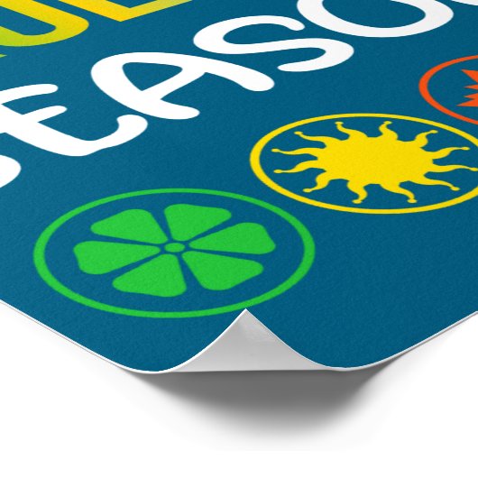 Funny Season Ukulele  Poster (Hoek)