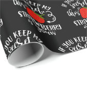 Funny Secret Santa Design Idee Cadeaupapier (Rol Hoek)