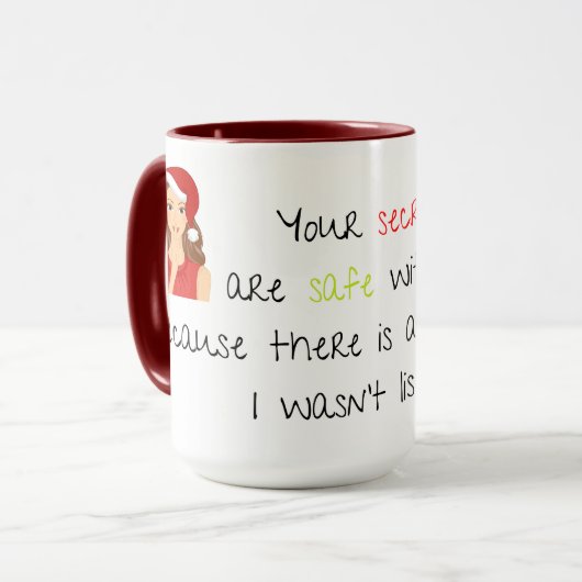 Funny Secret Santa gift - Mok (Voorkant links)