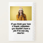 Funny Secret Santa gift - Planner (Achterkant)