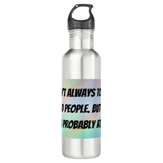 Funny Secret Santa Gift - Watter Bottle Waterfles (Voorkant)
