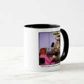 Funny Secretary Humor Coffee Mok Spectickles (Voorkant rechts)