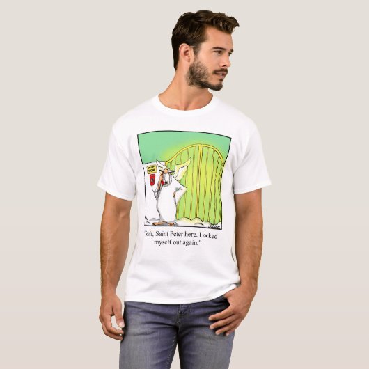 Funny Security Cartoon T-shirt! T-shirt (Voorkant volledig)
