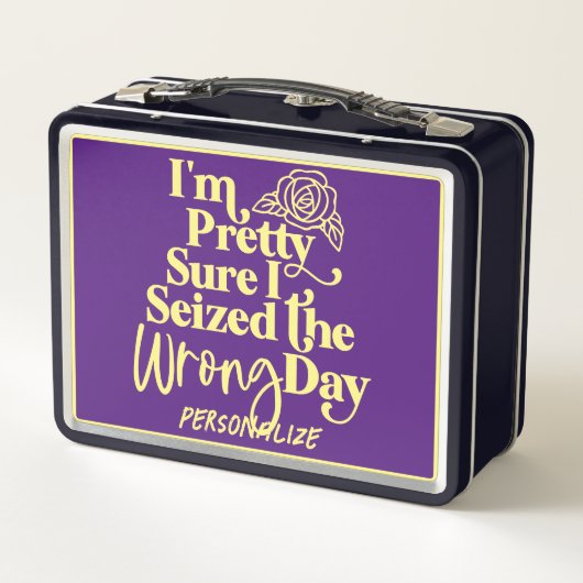 Funny Seized het Onjuiste Citaat van de Humor van  (Achterkant)