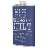 Funny Self-Knowledge Custom name-flesk Heupfles (Links)