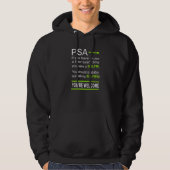 Funny Selfie-filter Hoodie (Voorkant)
