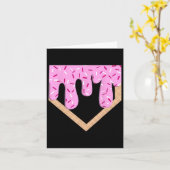 Funny Sell Ice Cream Dripping Sell Home Bord Drip Kaart (Gele Bloem)
