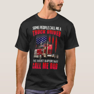 Funny Semi Truck Driver Design for Truckers en T-shirt