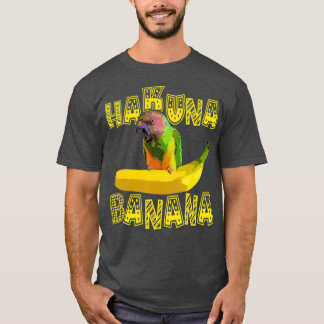 Funny Senegal Parrot Banana Joke T-shirt