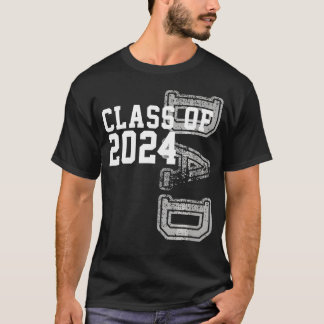 Funny Senior 2024 Klasse Afstudeerder Proud Dad Kl T-shirt