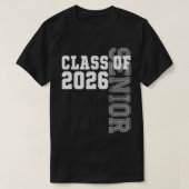 Funny Senior Afstuderen Gift Class of 2026 Senior T-shirt (Design voorkant)