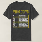 Funny Senior Citizen TexCode Cool Grandpa Gra T-shirt (Design voorkant)