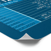 Funny Senior Citizen TexCode Cool Grandpa Poster (Hoek)