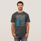 Funny Senior Citizen TexCode Cool Grandpa T-shirt (Voorkant volledig)
