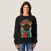 Funny Senior Class Of 2025 Retro Graduation 2025 Trui (Voorkant volledig)