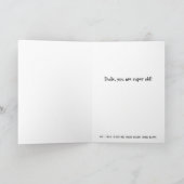 Funny Senior Male Birthday Wenskaart Kaart (Binnen)