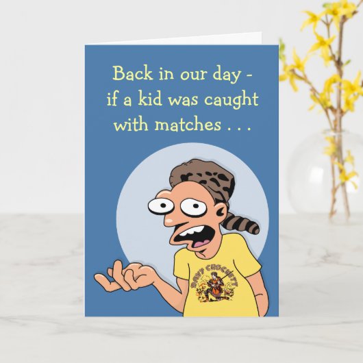 Funny "Senior Moment" Birthday Card Kaart (Gele Bloem)