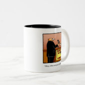 Funny Senior Phone Humor Mok Gift (Voorkant rechts)