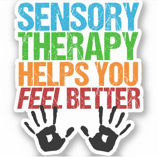 Funny Sensory Therapist Occupational Therapist Sticker (Voorkant)