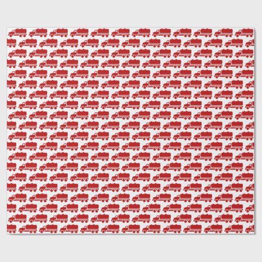 Funny Septic Tank Truck Wrapping Paper Cadeaupapier (Vlak)
