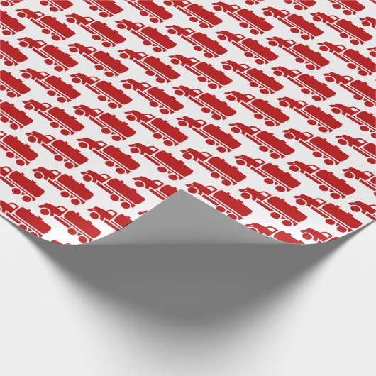 Funny Septic Tank Truck Wrapping Paper Cadeaupapier (Hoek)