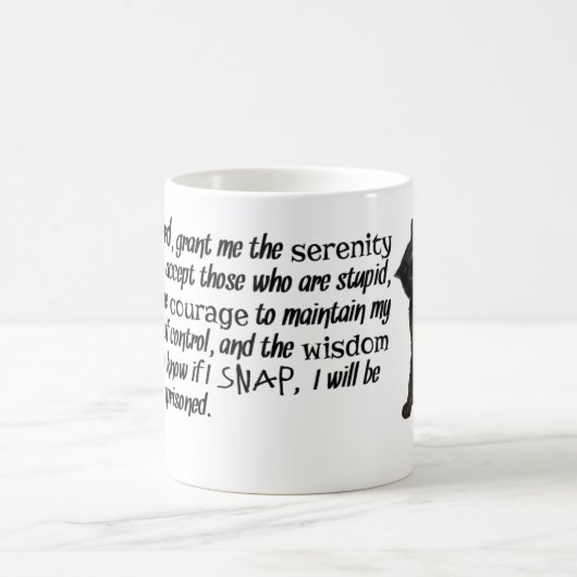 Funny Serenity gebed met katten Koffiemok (Center)