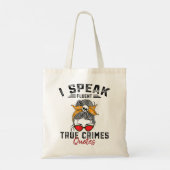 Funny Serial Killer True Crime Junkie Murder Myste Tote Bag (Achterkant)