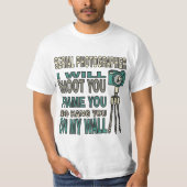 Funny Serial Photografe T-shirt (Voorkant)