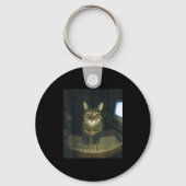 Funny Serious Gamer Cat Lovers Stud Kitty Cat Meme Sleutelhanger (Voorkant)