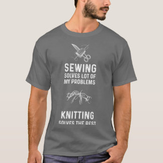 Funny Sewing and Kniting Cadeft-Humor Des T-shirt