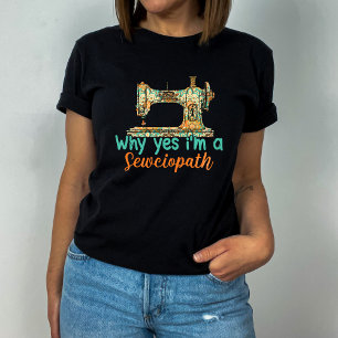 Funny Sewing Machine T-shirt