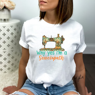 Funny Sewing Machine T-shirt