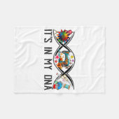 Funny Sewing Quilter Sewer Dna Quilting Hobby Craf Fleece Deken (Voorkant (Horizontaal))