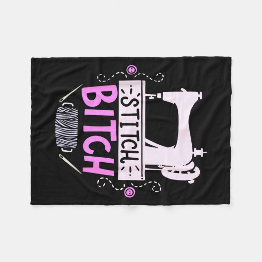 Funny Sewing Quilting Gift  Fleece Deken (Voorkant (Horizontaal))