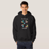 Funny Sewing Quilting Lovers Hoodie (Voorkant volledig)