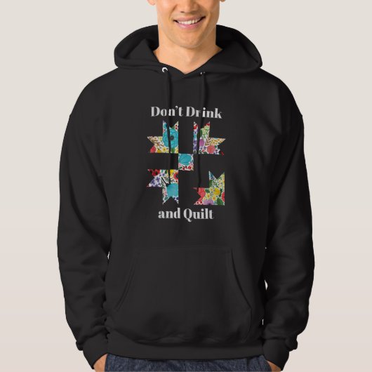 Funny Sewing Quilting Lovers Hoodie (Voorkant)