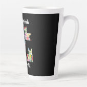 Funny Sewing Quilting Lovers Latte Mok (Rechts)